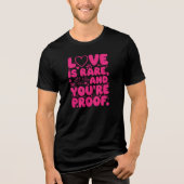 Zeldzaam Bewijs van Liefde Tri-Blend Shirt (Voorkant)