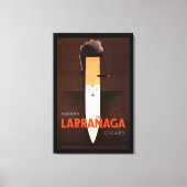 ZELDZAAM FRANS ART DECO SIGAAR MAN CANVAS AFDRUK (Voorkant)