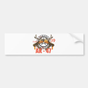 ZELDZAME AK-47 RUSSISCHE ARMY KALASHNIKOV PISTOOL BUMPERSTICKER