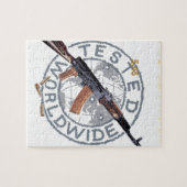 ZELDZAME AK-47 RUSSISCHE ARMY KALASHNIKOV PISTOOL  LEGPUZZEL (Horizontaal)