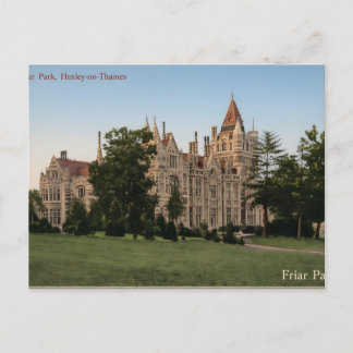 Zeldzame antieke Friar Park-ansichtkaart, Henley! Briefkaart