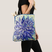 Zeldzame Blauwe Dahlia Tote Bag (Dichtbij)
