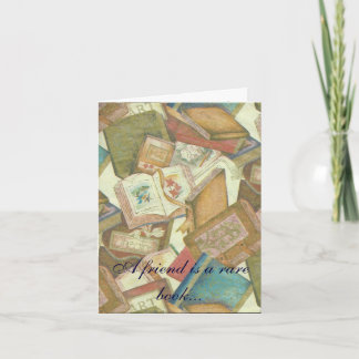 Zeldzame Boek Vriendschap briefkaart