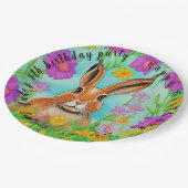 Zeldzame borden van het verjaardagsfeestje, editab papieren bordje (Gekanteld)