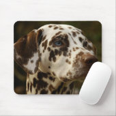 Zeldzame bruine Dalmatiaan | Lever Dalmation Muismat (Met muis)