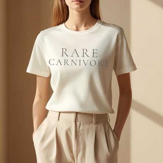 Zeldzame Carnivoor Minimalist Tri-Blend Shirt