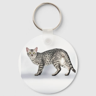 Zeldzame Egyptische Mau Kat Sleutelhanger