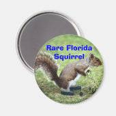 Zeldzame Florida eekhoorn Magneet (Voorkant / Achterkant)