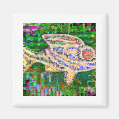 Zeldzame Golden Fish - Fantasy Imaginaties Magneet (Voorkant)