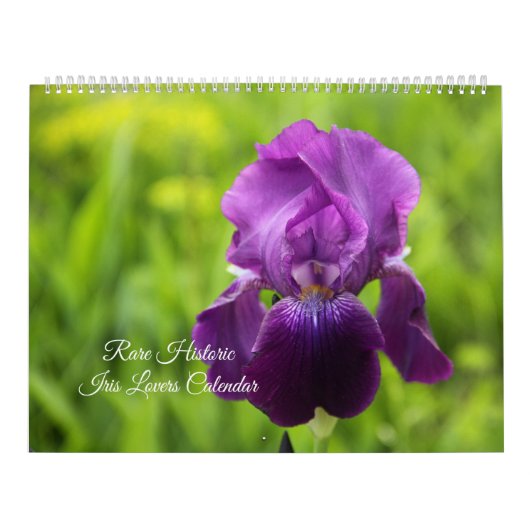 Zeldzame Historische Iris Lovers Kalender (Hoes)