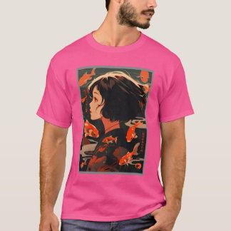 Zeldzame Japanse esthetische Otaku Anime Meisje vi T-shirt