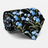 Zeldzame kantoor wilde bloemen boho halsstrik stropdas (Opgerold)