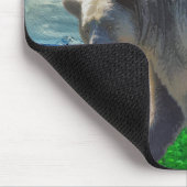 Zeldzame Kermode-Beer (Spirit Beer) Wildlife Desig Muismat (Hoek)