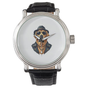 Zeldzame koele Golden Retriever hond met zonnebril Horloge