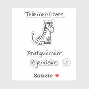 Zeldzame legendarische sticker