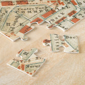 Zeldzame Londense Theems kaart accessoires & cadea Legpuzzel (Zijkant)