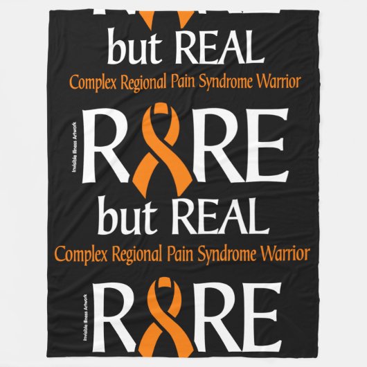 ZELDZAME MAAR REËLE...CRPS FLEECE DEKEN (Voorkant)