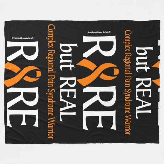 ZELDZAME MAAR REËLE...CRPS FLEECE DEKEN (Voorkant (Horizontaal))