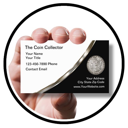 Zeldzame Munthandelaar Numismatisch Visitekaartje