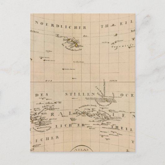 Zeldzame Noordpoolprojectie Briefkaart (Voorkant)