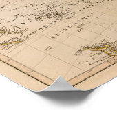 Zeldzame Noordpoolprojectie Poster (Hoek)