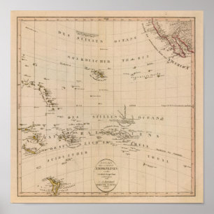 Zeldzame Noordpoolprojectie Poster