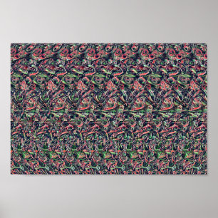 Zeldzame prestaties - Verborgen 3D-afdrukken Poster