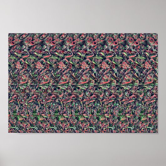 Zeldzame prestaties - Verborgen 3D-afdrukken Poster (Voorkant)