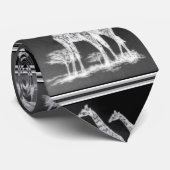 Zeldzame Retro Afrikaanse Giraffes in zwart/wit de Stropdas (Opgerold)