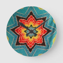 Zeldzame Star Tie Dye PhatDyes Klok