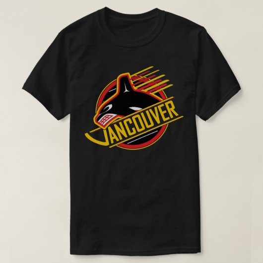 ZELDZAME Vancouver Hockey - Retro Canucks Classic  T-shirt (Design voorkant)