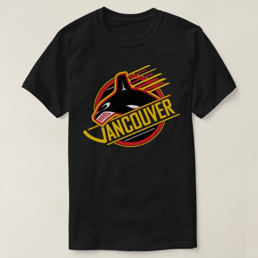 ZELDZAME Vancouver Hockey - Retro Canucks Classic  T-shirt (Design voorkant)