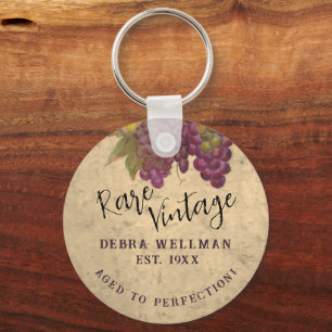 Zeldzame Verjaardag Gerijpt Tot Perfectie Custom Sleutelhanger