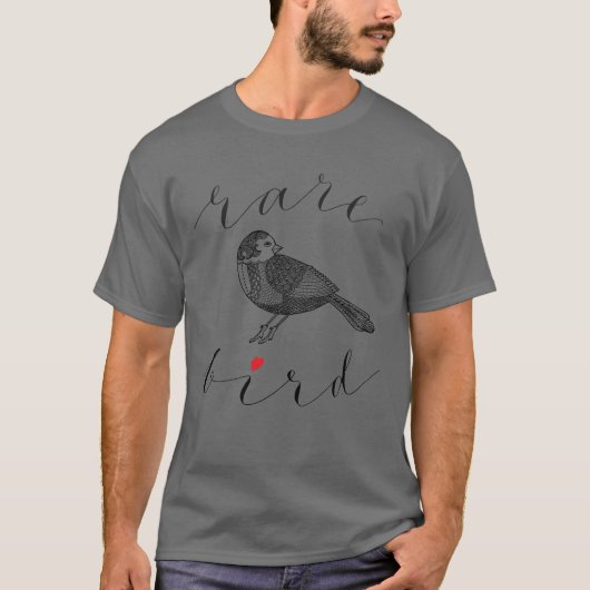 Zeldzame vogelvriend t-shirt (Voorkant)