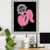 Zeldzame vormfout design "Mimi" Poster (Thuiskantoor)