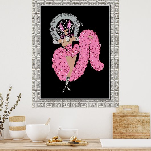 Zeldzame vormfout design "Mimi" Poster (Keuken)