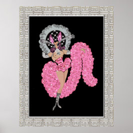 Zeldzame vormfout design "Mimi" Poster