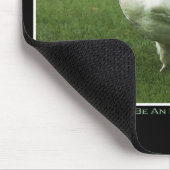 Zeldzame White Raven Wildlife Foto Muismat (Hoek)