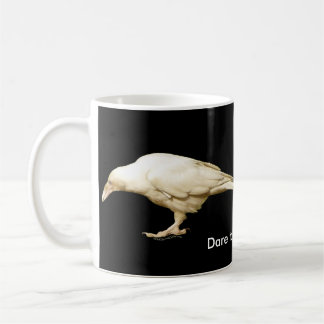 Zeldzame Witte (leucystische) Raven voor Vogellief Koffiemok