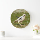 Zeldzame Witte (Spirit) Raven en Grass Muur Klok (Huis)