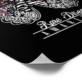 Zeldzame Ziekte Bewustzijn Shirt Vlinder Liefhebbe Poster (Hoek)