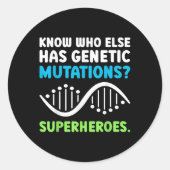 Zeldzame ziekte Bewustzijn Trotse Zeldzame Ziekte Ronde Sticker (Voorkant)