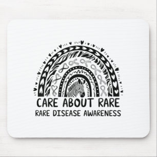 Zeldzame Ziekte Dag 2025 Shirt - Care Rare Disease Muismat