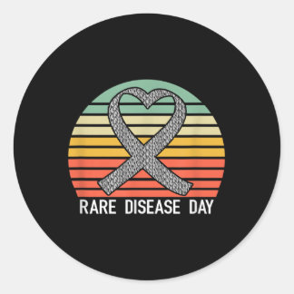 Zeldzame Ziekte Dag Bewustwording 2024 Ronde Sticker