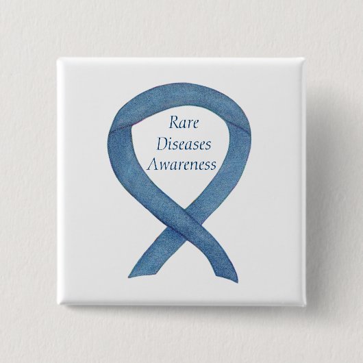 Zeldzame ziekten Vermijden bewustwording van de zi Vierkante Button 5,1 Cm (Voorkant)