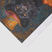 Zeldzame Zwarte Leeuw10 Tissuepapier (Detail)