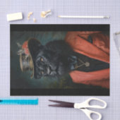 Zeldzame Zwarte Leeuw11 Tissuepapier (Craft)