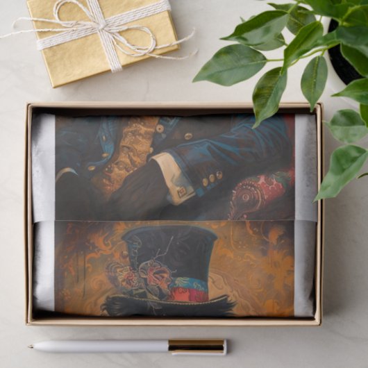 Zeldzame Zwarte Leeuw12 Tissuepapier (Geschenk)