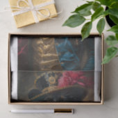 Zeldzame Zwarte Leeuw4 Tissuepapier (Geschenk)