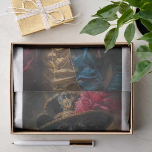 Zeldzame Zwarte Leeuw4 Tissuepapier (Geschenk)